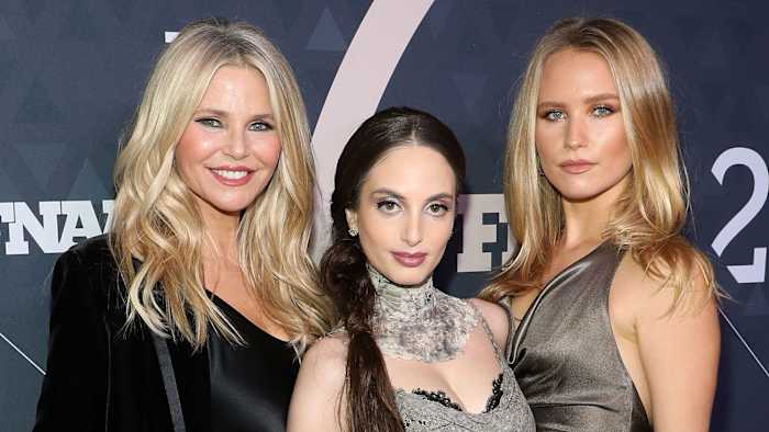 Christie Brinkley, Alexa Ray Joel and Sailor Brinkley Cook